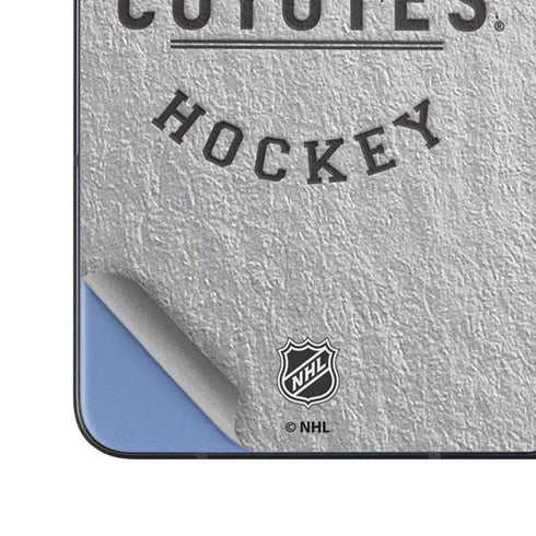 NHL Arizona Coyotes Black Text Galaxy Z Fold5 5G Skin